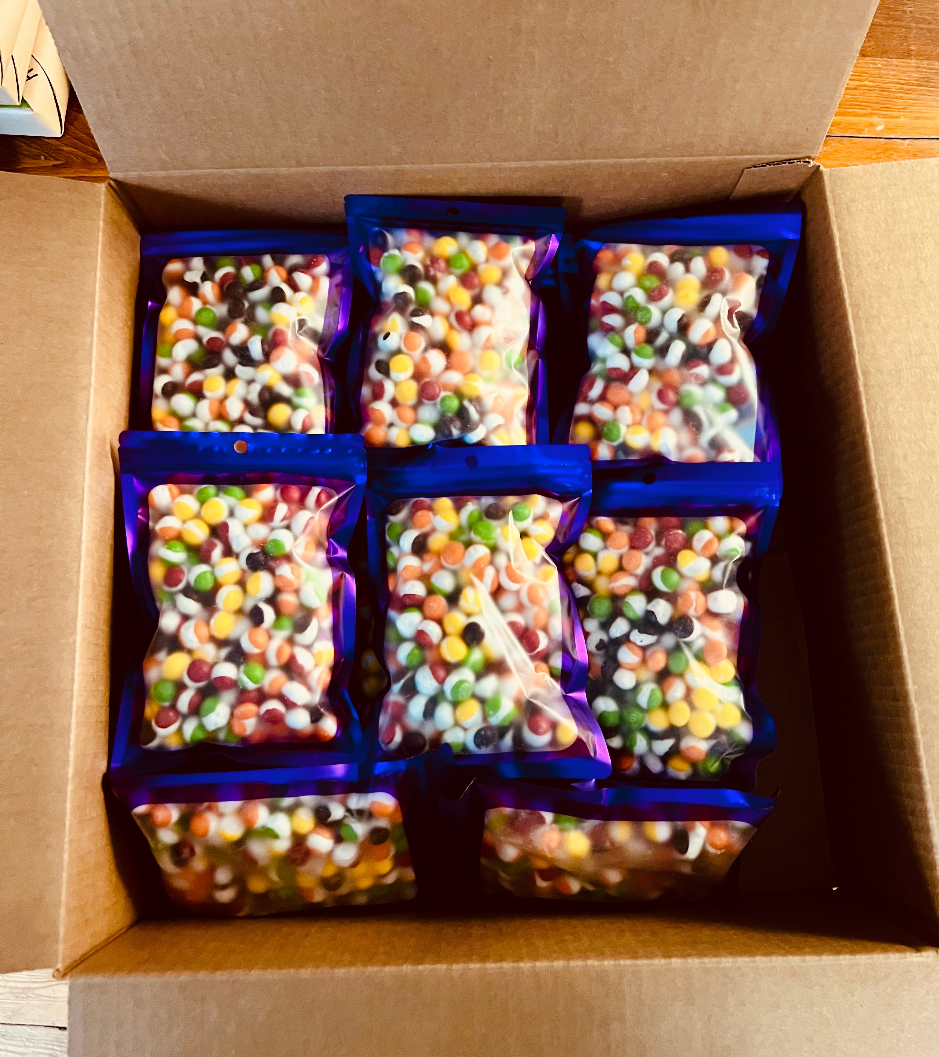 Wholesale Freeze dried skittles case of 12 / case of 24