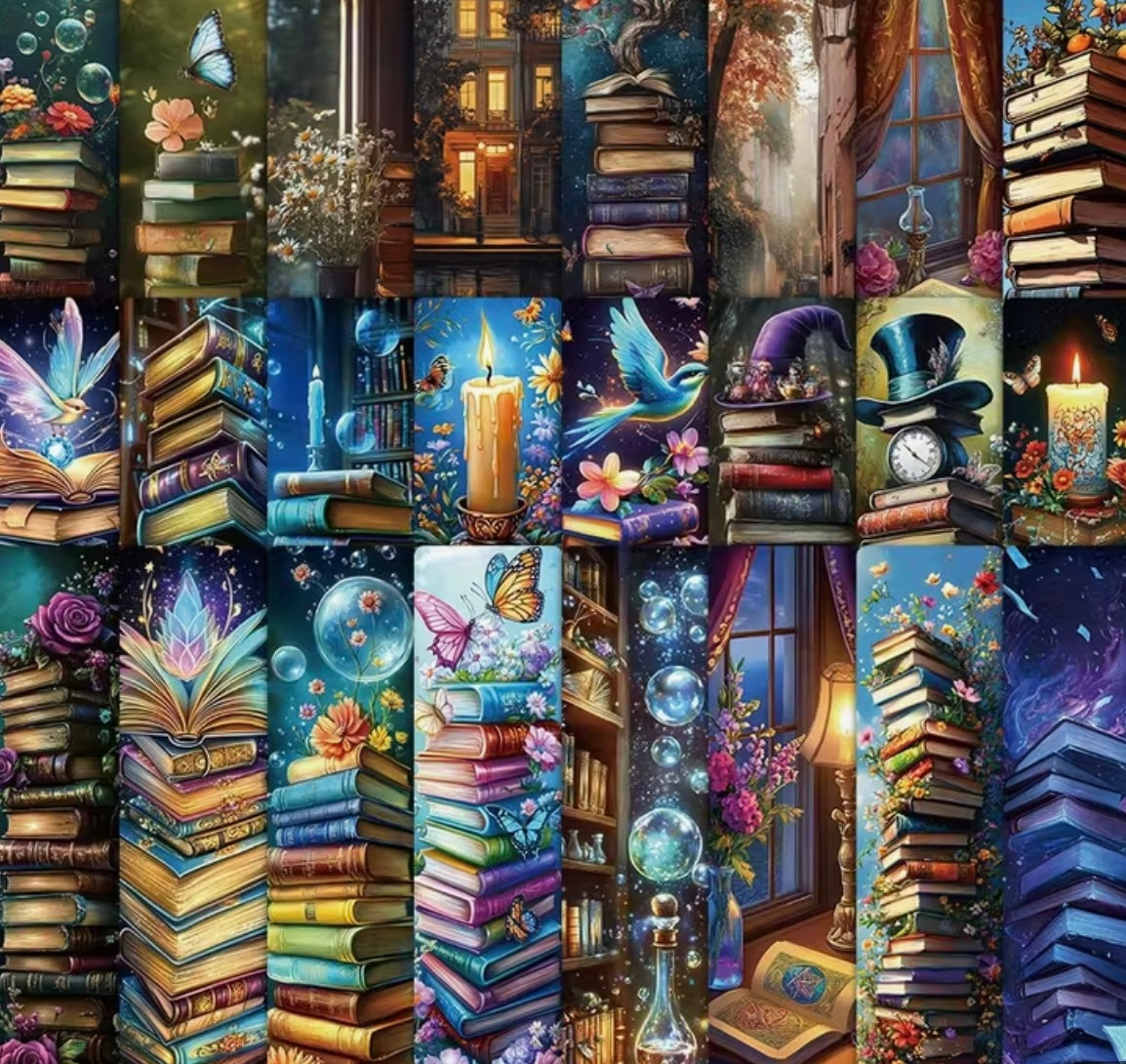 Gothic magical bookmarks Pack of 24